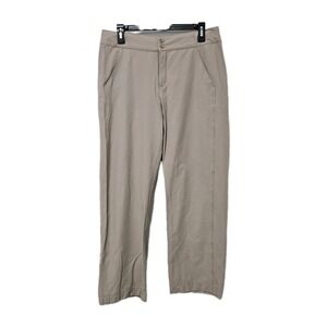 Royal Robbins Traveler Ankle Pants Womens 10 (31x28) Tan Outdoors Hiking Pockets